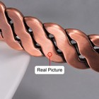 Pure Copper Magnetic Bracelet Arthritis Therapy Women Men Adjustable Roman Cuff
