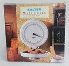 Salter Wall Mounted 3 Kg Kitchen Scale White Plastic Metal Vintage Box   Instr