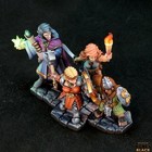 Small Adventuring Party  set Of 4   unpainted  Reaper Miniatures Bones Black D d