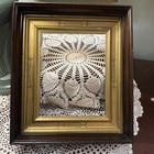 Antique Victorian Ornate Greek Key Walnut Shadow Box Frame For Picture 12    X 14   