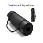 Yoga Pilates Mat High Density Nbr Thick Gym Exercise Yoga Mat 72 X 24 X 0 4  Bag