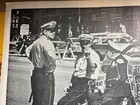 We Serve   Protect Vintage 1960 s Funny Police Cops Headshop Poster 23 x 28 