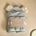 Bundle Baby Essentials Hooded Bath Towel   Washcloth 3 New Sets Unisex