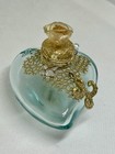Lolita Lempicka Au Masculin Decorative Heart Glass Bottle Gold Stopper 8cm