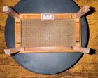 Vintage Miniature Dollhouse Mission Oak Dining Table Mesh Top 1 12 Scale