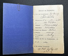 Wwi Original Imperial German Military Pass Schneider Captured 1915 Haage Ypres