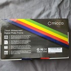 Nib Micca M707z 7 Inch 16 9 Lcd Digital Photo Frame Black Sd Memory