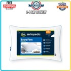 2 Pack Sertapedic Extra Firm Bed Pillows Standard Queen Size Hypoallergenic