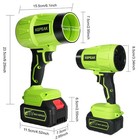 180000rpm Portable Turbo Fan Dust Cleaner Blower Leaf Blower Cordless Handheld