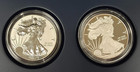 2012-s American  1 Silver Eagle San Francisco Proof And Reverse Set W  Ogp   Coa