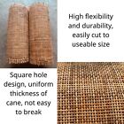 18    24  Width Natural Brown Dark Square Rattan Cane Webbing Roll For Caning