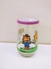 Welch   s Peanuts Glass Jelly Jar  3 Lets See If It Flies Charlie Brown Sally Kite