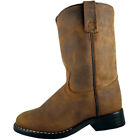 Smoky Mountain Boots Kids  Boys Toddler Roper 3036t Brown Leather Boots  Sizes