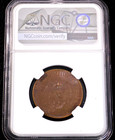 10 Cash Nd  1912                common Flower  Founding Republic Of China Ms62 Bn Ngc  
