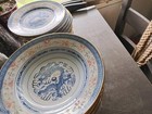 Vtg Fine China Red Dragon Rice China Set 75-80 Pcs