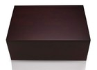 Large Dark Brown Wooden Storage   Keepsake Box With Lid - Memory Box