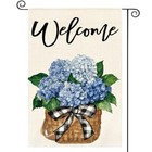  Hydrangea Spring Summer Garden Flag 12x18 Inch Double Garden Size-12 X 18 