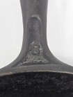 Antique Wood   Bishop Co Cast Iron Skillet Size 8 12 Inch Bangor Maine Read