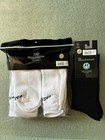 Men   s Pacsun Basic Crew Socks - 6 White And 3 Black Pairs Pack - Solid Colors