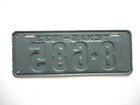 1933 Texas Passenger License Plate In All Original Condition 8-685