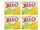 Jell-o Island Pineapple Gelatin Dessert Mix  3 Oz Box