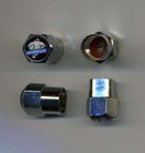 Michelin Man 4 Chrome Plated Brass Tire Valve Caps Car Or Bike Golf Carts