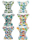 Boy Cloth Diapers Pack Of 13  Baby Reusable Washable Pocket Nappy  6pcs Diape   
