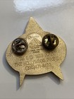 Genuine Vtg Star Trek Next Generation Badge Comms Pin Made In 1988 Hollywood Usa