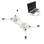 Ashata Portable Laptop Cooling Pad  Foldable Cooler Pad With 2 Light Emitting   