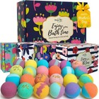 24 Natural Organic Bath Bombs Gift Set - Essential Oils  Shea Butter  Spa Gifts