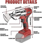 Cordless Sheet Metal Cutter Brushless For Milwaukee 18v Battery tool Only   Meta