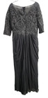 Jjs House Sz 16 Quartz A-line Sequins Lace Dress Mother Of The Bride Steel Gray