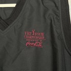 Pga Tour X Coca-cola Vest Women M Black Championship Golf V Neck Embroidered Vtg