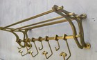 Rack Home D  cor French Luggage Rack Train Wall Mounted Rack Vintage Luxury