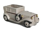 Vtg Inarco Ceramic 1930s Classic Cream Car Shaped Automobile Planter   japan