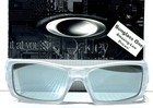 Oakley Gascan Matte Clear Polarized Galaxy Chrome Mirror Sunglass 9014