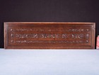 31  Wide Antique French Solid Oak Wood Highly Carved Panel Salvage