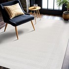  Micro Loop Rug 5x7 Modern Luxury Bordered Area Rugs Soft High And Low Pile 