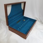Vintage Tarnish Resistant Wood Silverware Flatware Wooden Storage Chest Box 70