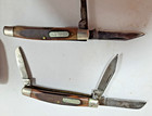 2 Vintage Schrade Usa Old Timer 3- 2 Blade S Jack Knife   
