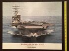 Uss George H w  Bush  cvn 77  Aircraft Carrier Christening Ceremony Poster  2006