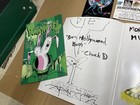 Alex Pardee Collection Signed Sketch Book Comic Original Art Dave Correia