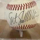 Sgt Slaughter Signed Baseball     Wwe Hall Of Famer     Potomac Nationals Appearance