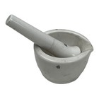 Apothecary Mortar   Pestle Vintage Coors Usa 3  Pharmacy Kitchen Primitive