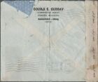 Iraq Airmail Cover Baghdad To New York Usa Wwii Censored In Iraq 1944 Pan Am