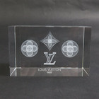 Louis Vuitton Paper Weight Novelty Monogram Crystal Authentic With Box New