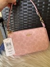 Nwt Coach Nolita 19 Signature Canvas Cw426  powder Pink