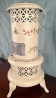 Vtg Perfection Smokeless Kerosene Heater  Refurbished no Burner - Cream W  Ivy