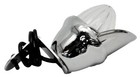 Incandescent Mini Auxiliary Light Clear Lens 1 Bulb Chrome W visor Gg 82772 Each