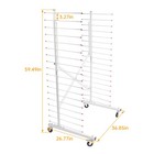 60 37  Rotating Spray Rack Cabinet Door Dry Storage Rack Both Side Painting